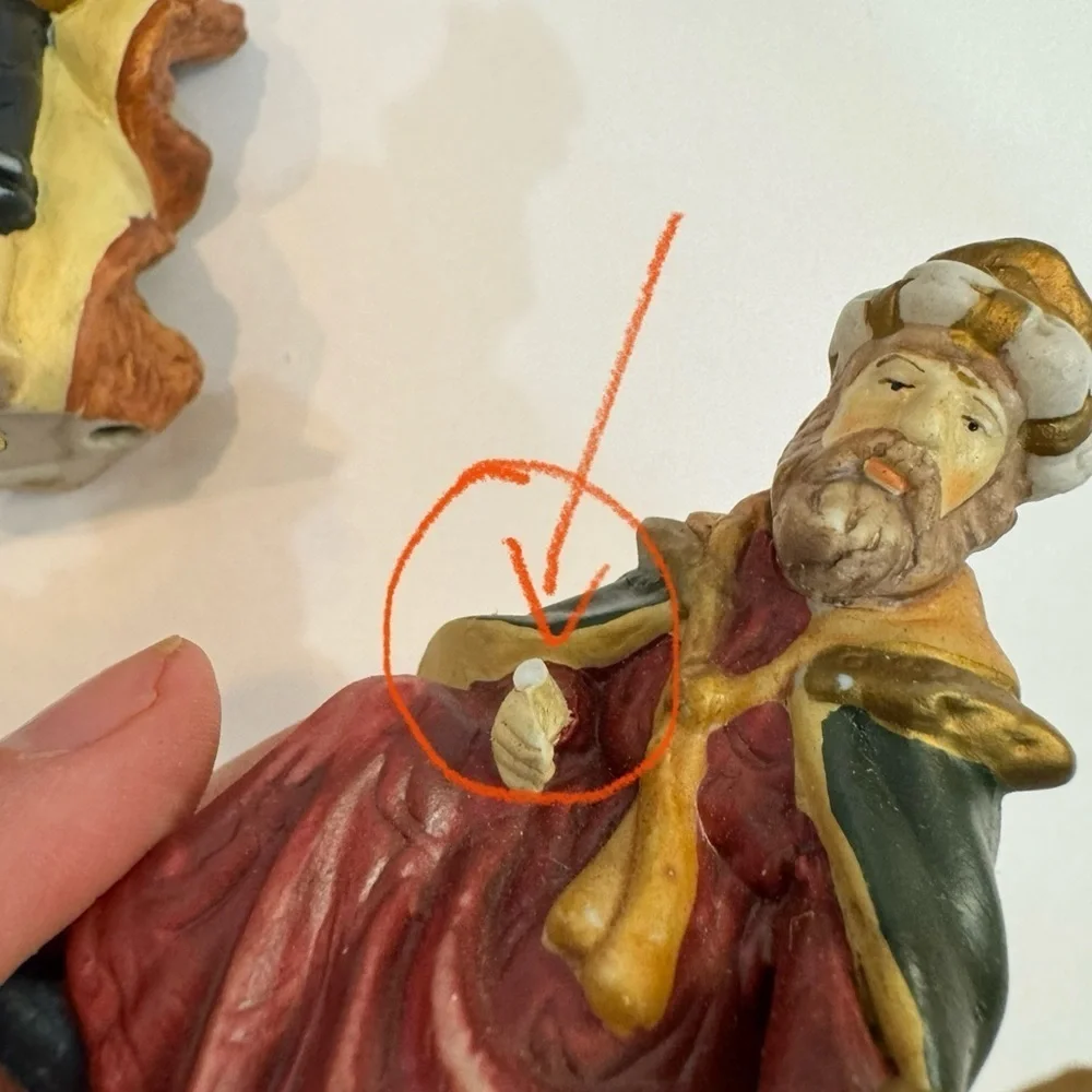 VTG Ceramic 11-Piece Christmas Nativity Scene